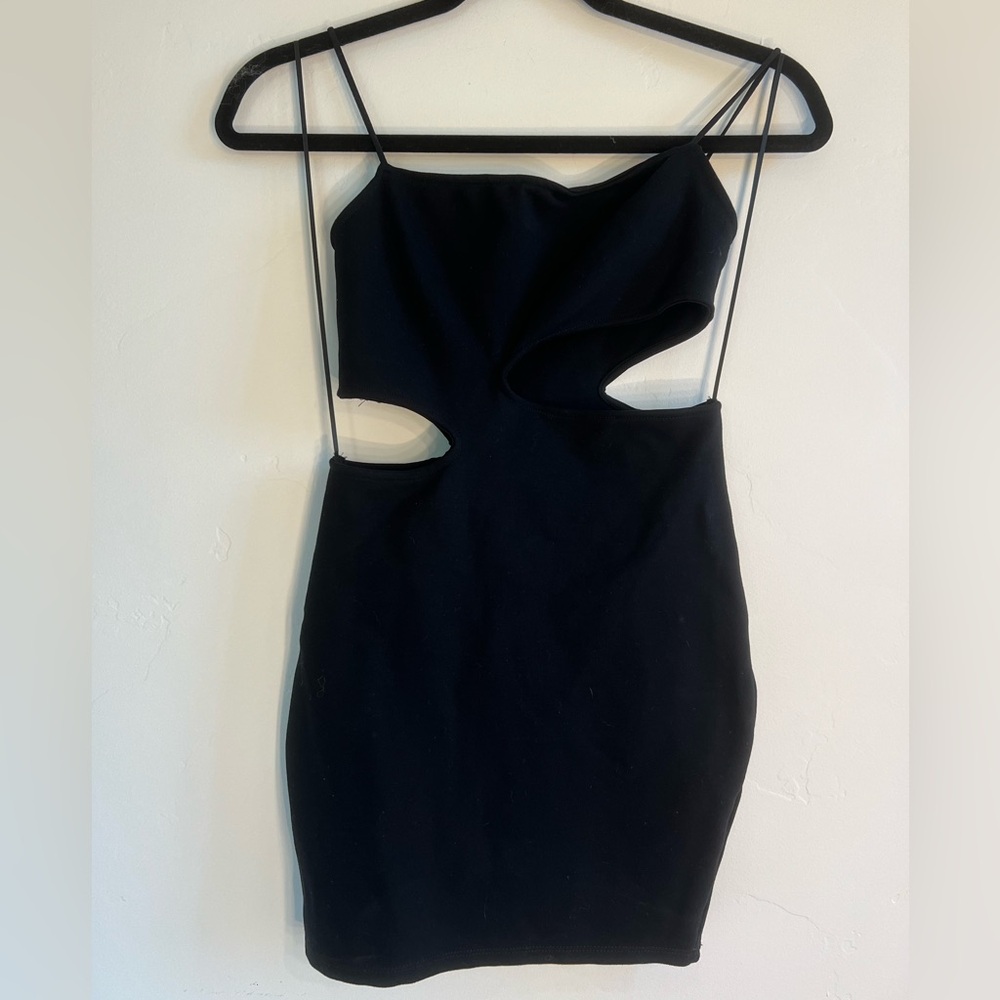 ZARA side cut outs mini dress